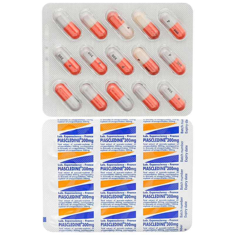 Piascledine 300 trị thoái hóa xương khớp (1 vỉ x 15 viên) - 9